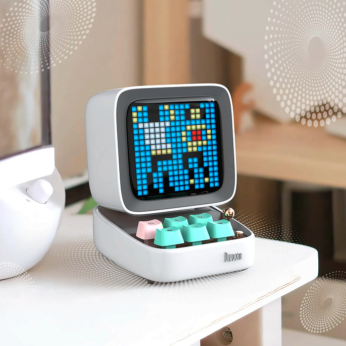 Портативная колонка Divoom Ditoo Pro White - рис.1