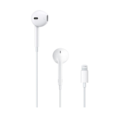Наушники внутриканальные Apple EarPods with Lightning Connector - вставные наушники с коннектором Lightning, белые_OpenBox