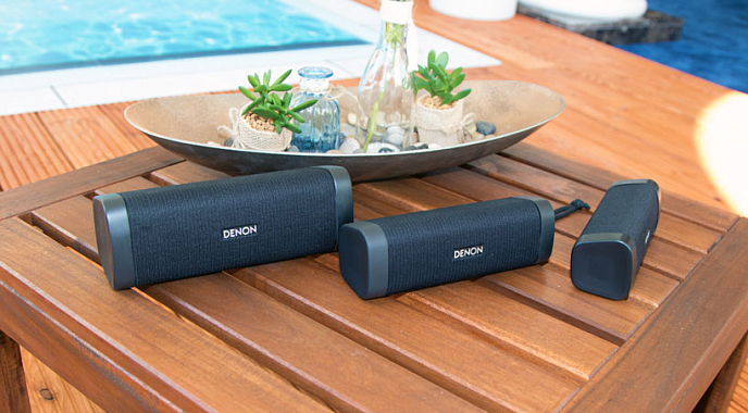 Портативная колонка Denon Envaya Mini DSB-250BT Grey - рис.14