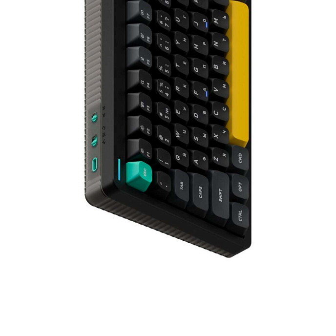 Клавиатура NuPhy Halo75 V2 QMK Lemon Switch Obsidian Black - рис.2