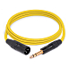 Кабель HeadMade Pro XLR-M - 6.3mm stereo Yellow 1.5m - рис.0