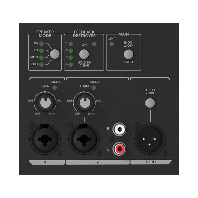 Акустическая система Mackie SRM550 Black - рис.4