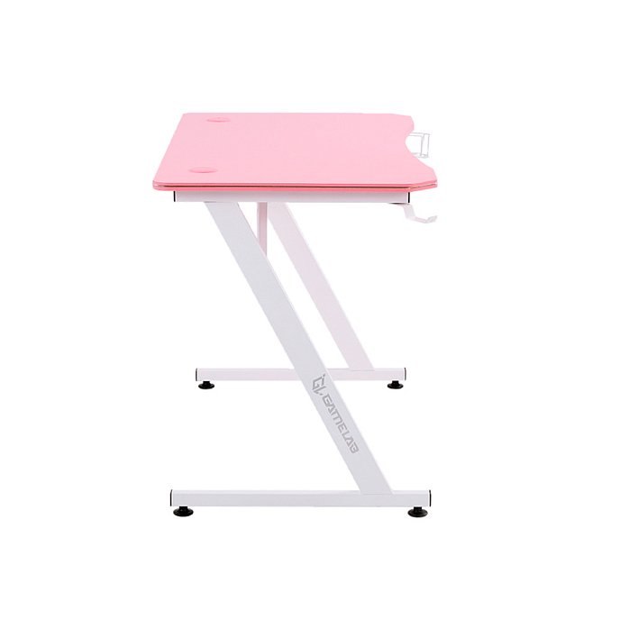 Компьютерный стол GameLab Monolith White / Pink - рис.2