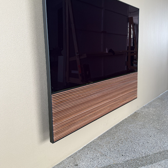 Акустическая панель CANVAS Extra Front Wood 65 Mahogany Loewe Eye - рис.7