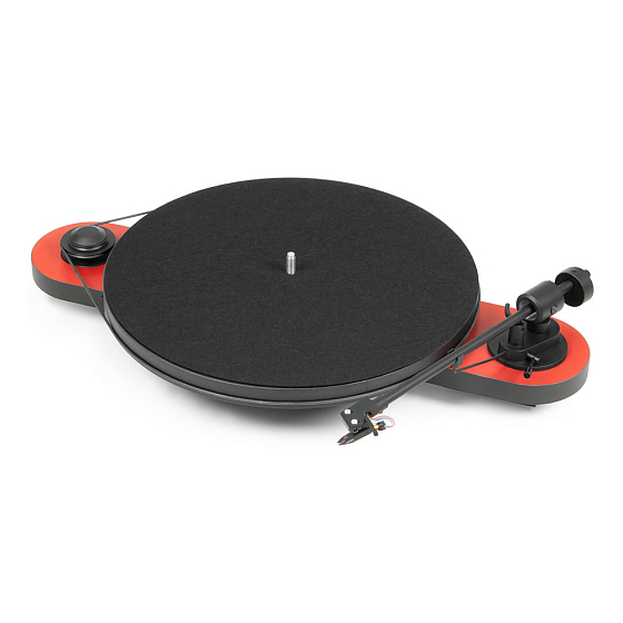 Проигрыватель винила Pro-Ject Elemental OM5e Red Black - рис.0