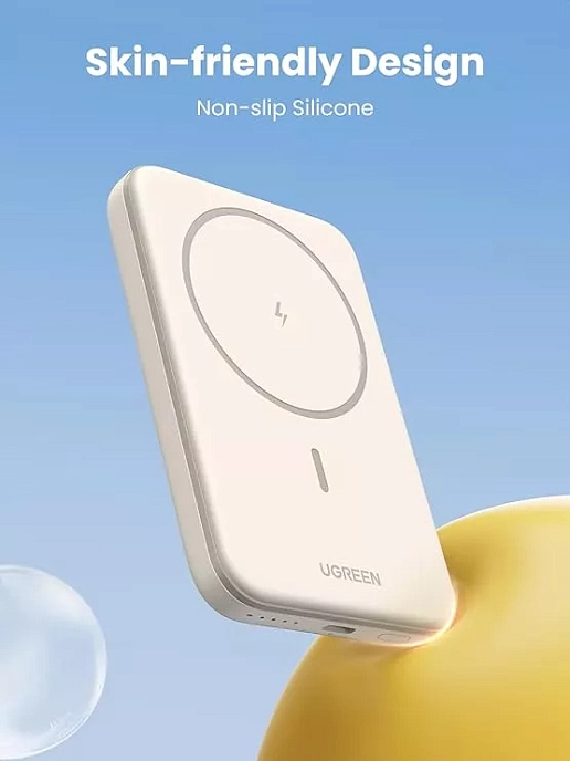 Внешний аккумулятор Ugreen PB560 (25866) Magnetic Wireless 5000mAh 15W Grey - рис.3