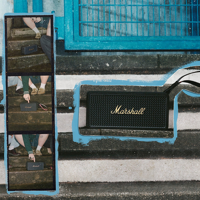 Портативная колонка Marshall Middleton II Black & Brass - рис.11