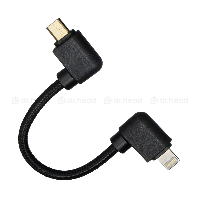 Переходник Lotoo Micro USB-micro – Lightning OTG cable 6.5cm - рис.0