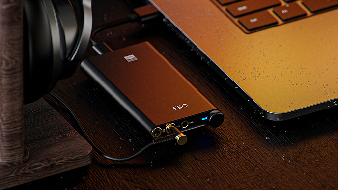 Усилитель для наушников с ЦАП FiiO Q3 Black - рис.8