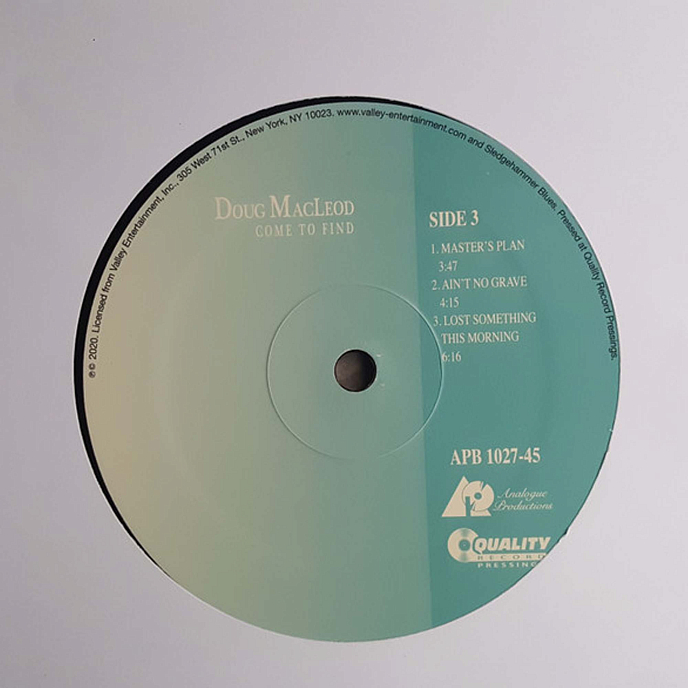 Виниловая пластинка Doug MacLeod Charlie Musselwhite - Come To Find - Analogue Productions LP - рис.4