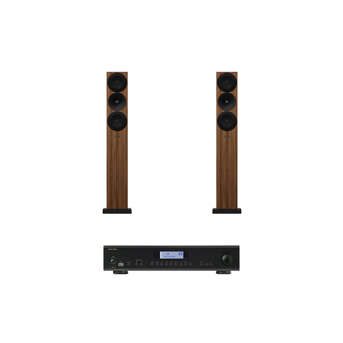 Комплект Amphion Helium520 Walnut + Rotel A12 MKII Black - рис.0