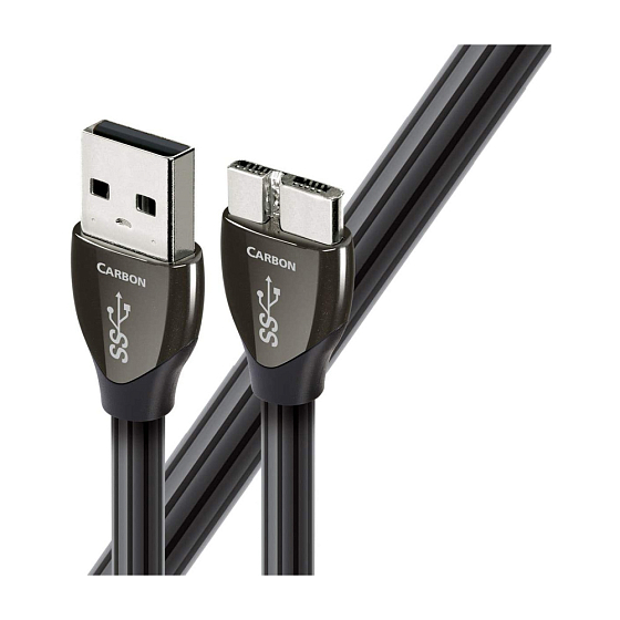 Кабель AudioQuest Carbon USB 3.0 - USB-Micro 0.75m - рис.0