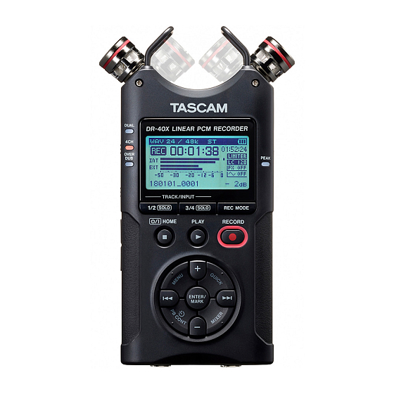Диктофон Tascam DR-40X - рис.0