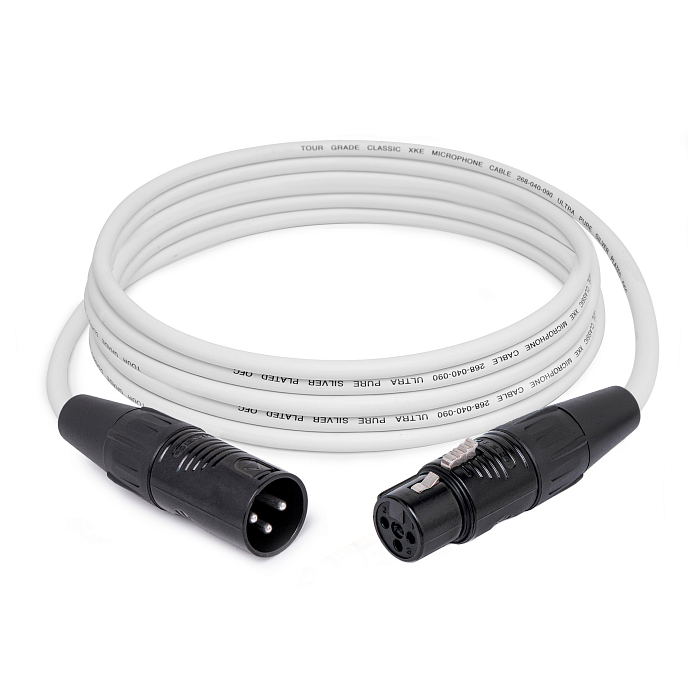 Кабель HeadMade Pro XLR-F - XLR-M White 3m - рис.0