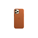 - рис.1 Чехол для смартфонов Apple iPhone 12 Pro Max Leather Case with MagSafe Saddle Brown - рис.1