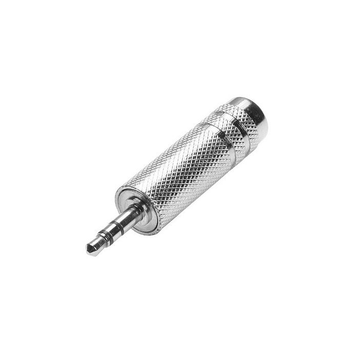Переходник Adam Hall Connector 7895 6.3 - 3.5 mm Silver - рис.0