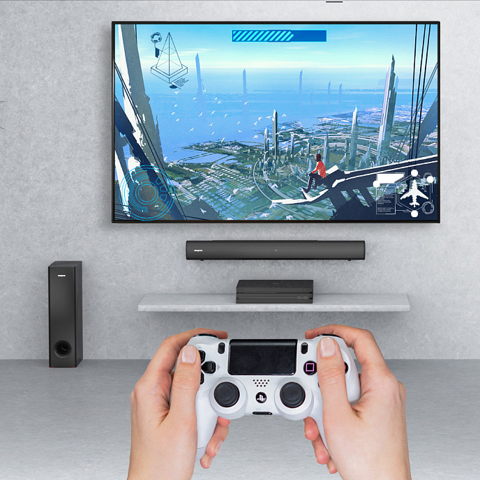 Саундбар Creative Stage V2 Black - рис.7