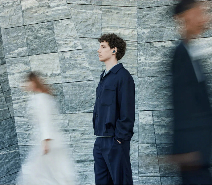 Беспроводные наушники Sony WF-C710N transparent blue tws внутриканальные наушники с шумоподавлением OpenBox - рис.5