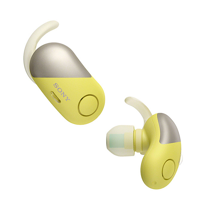 Наушники Sony WF-SP700N Yellow - рис.0