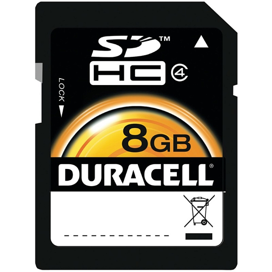 Карта памяти DURACELL DU-SD-8192-R 8GB - рис.0