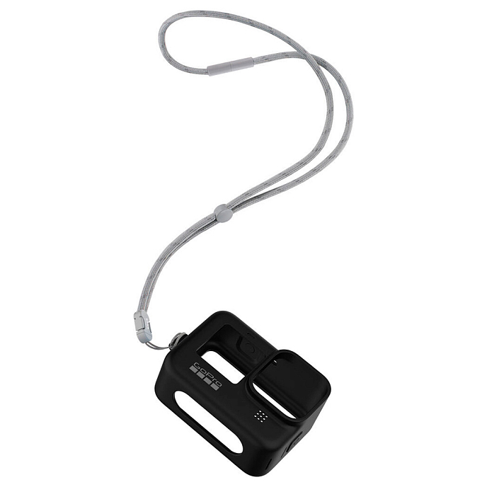 Чехол для GoPro GoPro Sleeve + Lanyard Black for HERO8 - рис.0