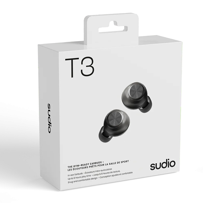 Беспроводные наушники Sudio T3 Black - рис.3