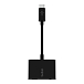 Адаптер Belkin RockSta 3.5mm Audio + USB-C Charge Adapter Black - рис.6