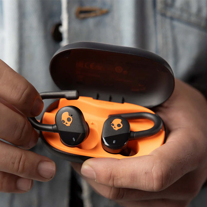 Беспроводные наушники Skullcandy Push Play Active Black/Orange - рис.3