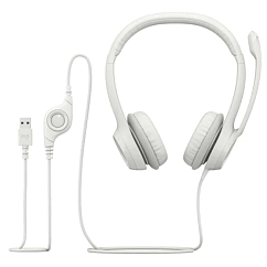 Гарнитура Logitech Headset H390 USB White