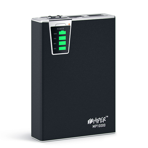 Внешний аккумулятор Hiper Power Bank MP10000 Black - рис.0