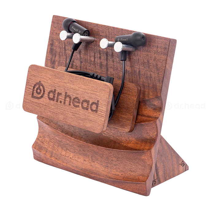 Подставка для наушников Dr.Head Under Wood IEM Stand Walnut - рис.9