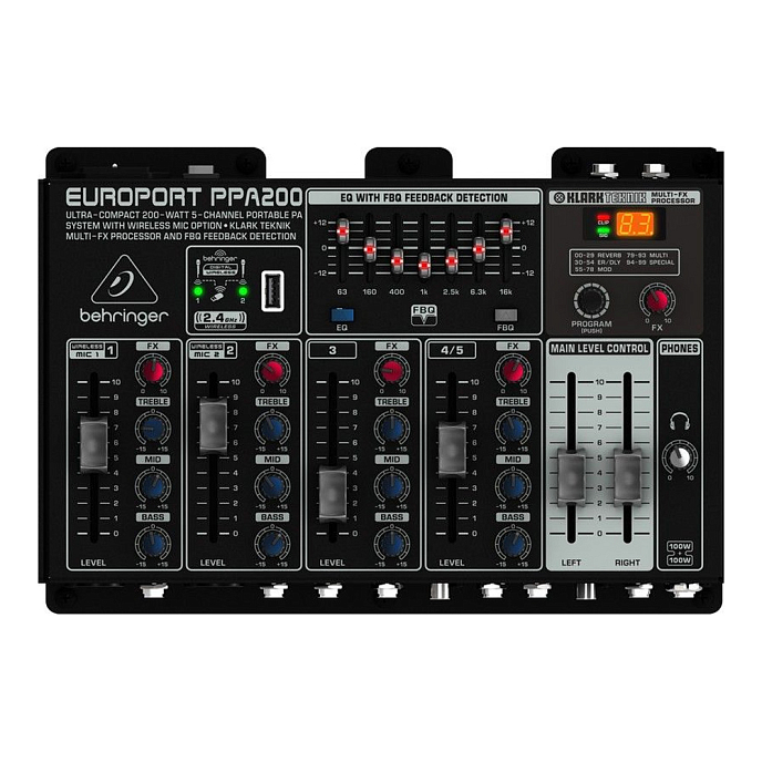 Акустическая система Behringer Europort PPA200 - рис.1