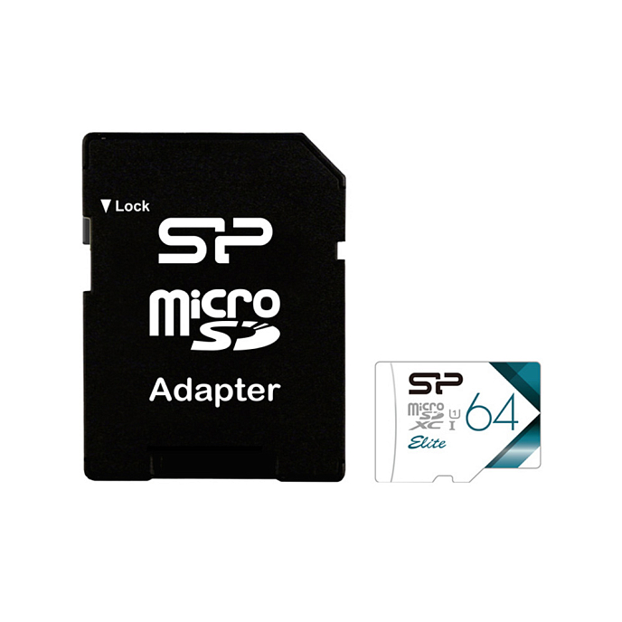 Карта памяти Silicon Power Elite 64Gb microSDXC - рис.0