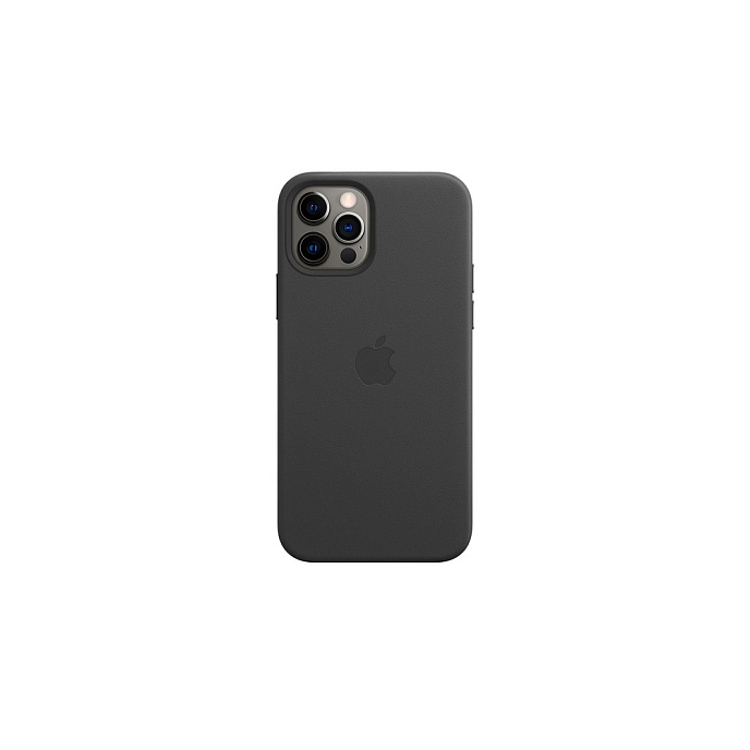 Чехол для смартфонов Apple iPhone 12 + 12 Pro Leather Case with MagSafe Black - рис.7