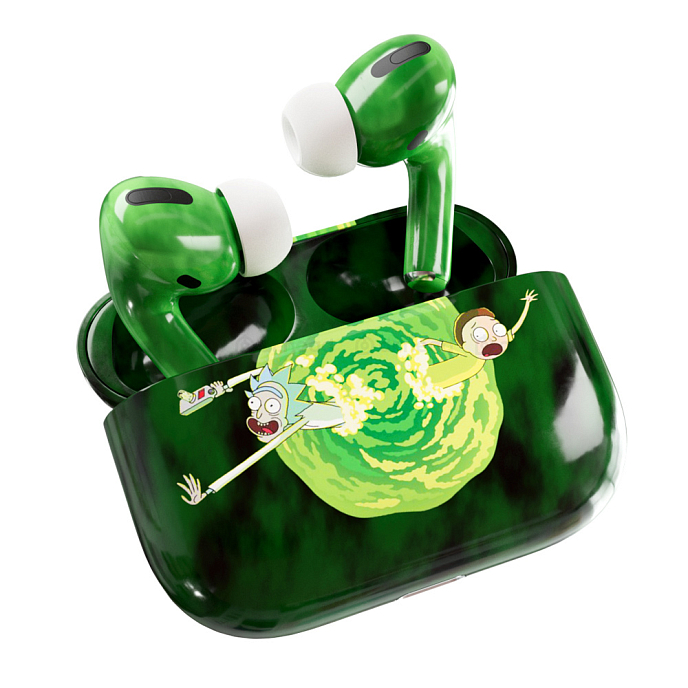 Беспроводные наушники Apple AirPods Pro 2nd gen with MagSafe USB-C (2023) Rick Edition Total Gloss - рис.0