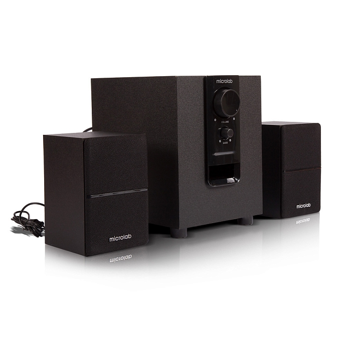 Компьютерные колонки Microlab M-106BT black полочная акустика 2.1 с bluetooth_OpenBox - рис.1