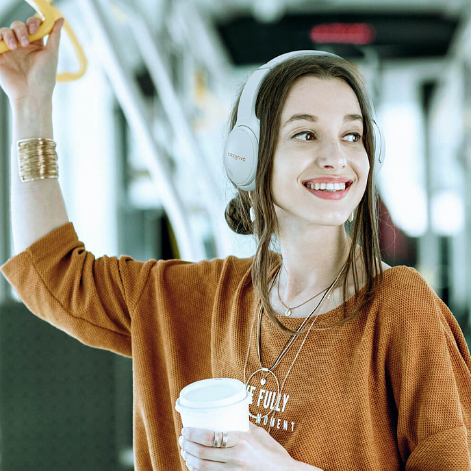 Беспроводные наушники Creative Zen Hybrid White - рис.10