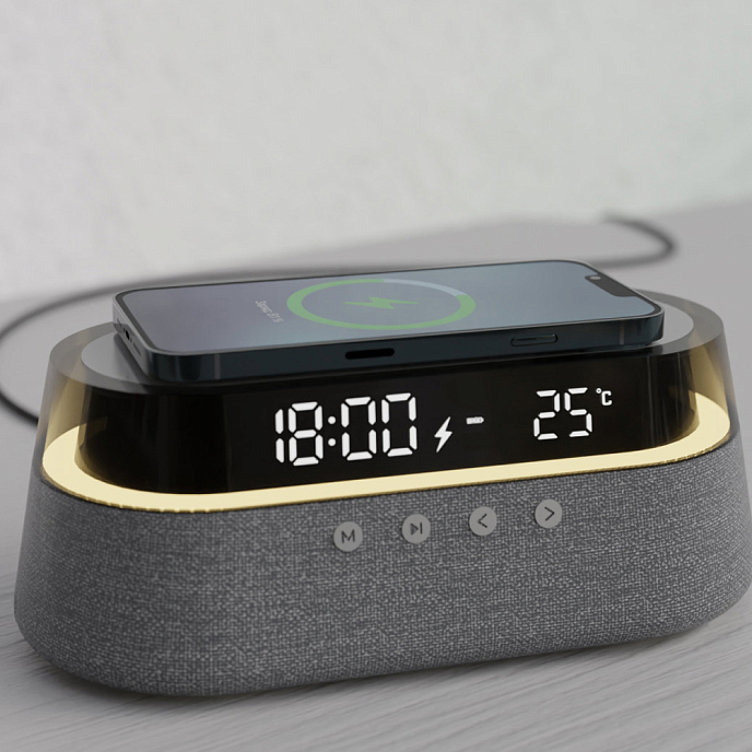 Беспроводная зарядная панель Lyambda WCW201 Black - рис.1