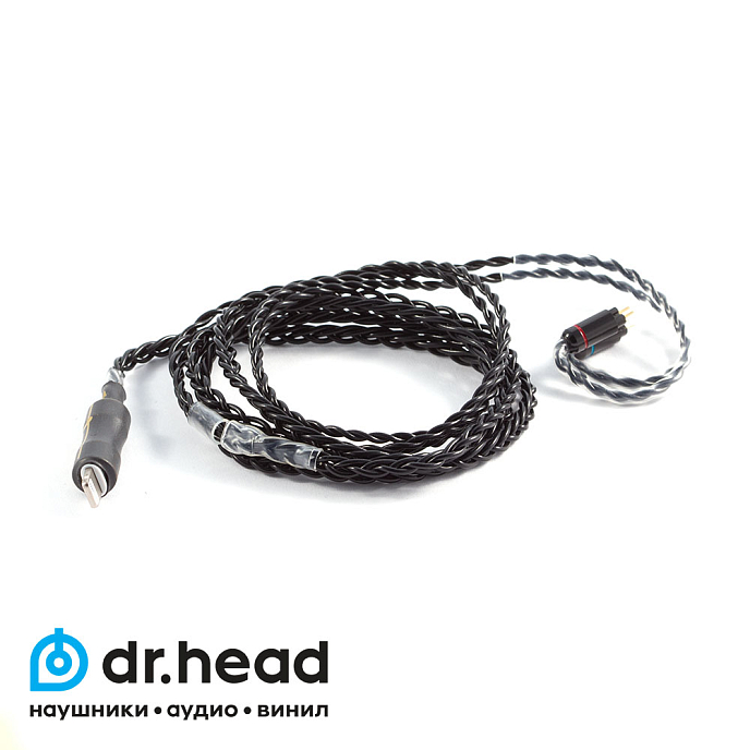 Кабель Labkable Silver Black 2pin - lightning - рис.1