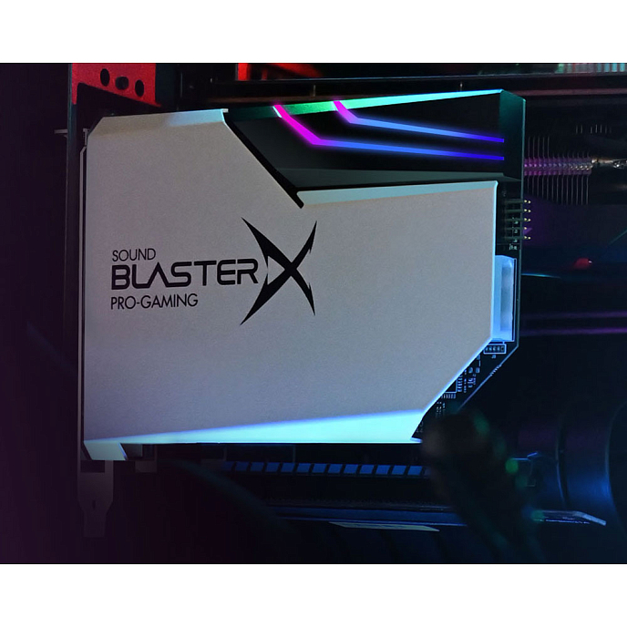 Внутренняя звуковая карта Creative Sound BlasterX AE-5 PLUS Pure Edition White - рис.6