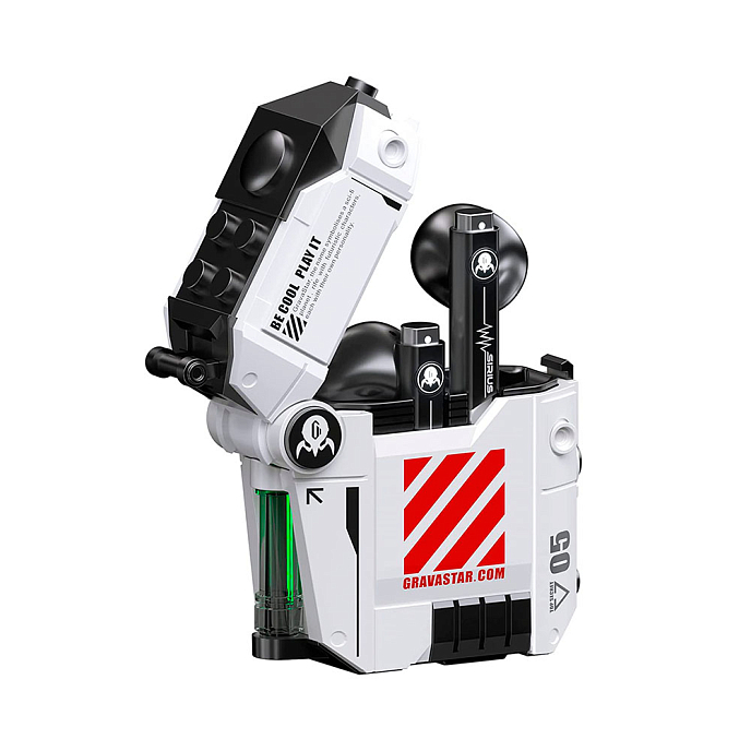 Беспроводные наушники Gravastar Sirius P5 Defense Mecha White - рис.0