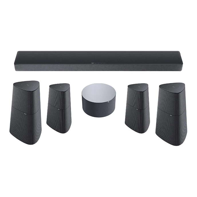 Саундбар Loewe Klang Bar5 mr + Klang mr3 + Klang mr5 Basalt Grey - рис.0