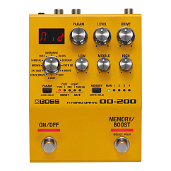 Процессор эффектов Boss OD-200 Yellow