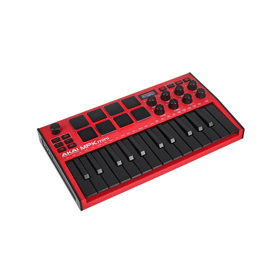 MIDI-клавиатура AKAI PRO MPK mini mk3 Red - рис.0