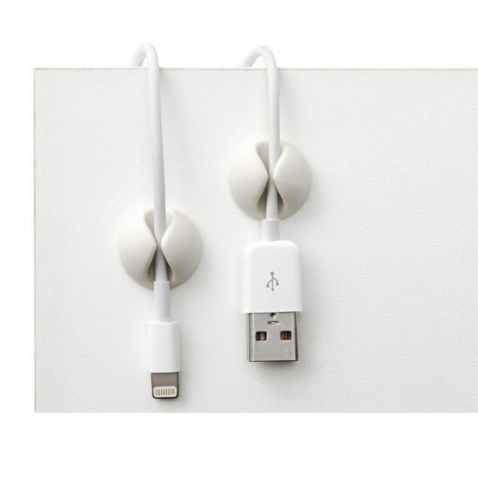 Комплект держателей Bluelounge CableDrop Mini BLUCDM-WH White - рис.1