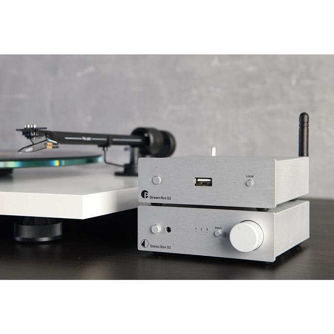 Проигрыватель винила Pro-Ject Stream + Vinyl White - рис.3