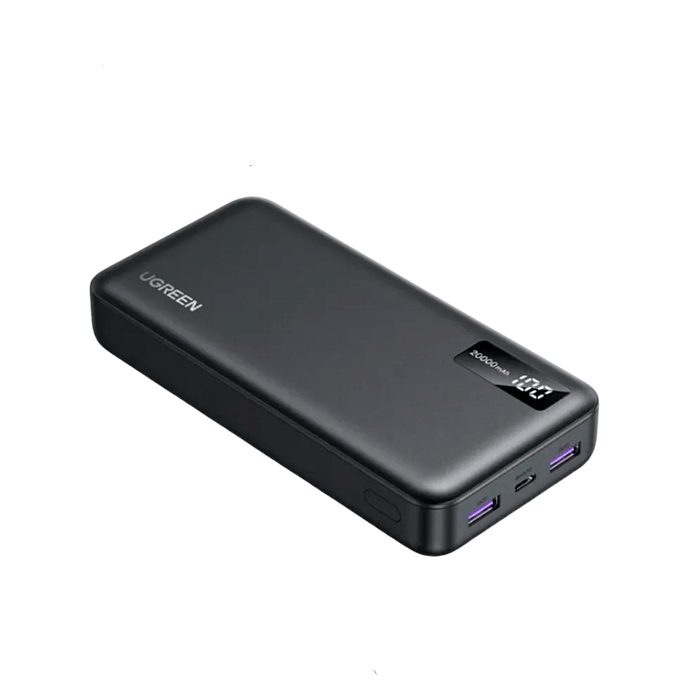 Внешний аккумулятор UGREEN PB312 20000mAh PD 20W Grey - рис.0