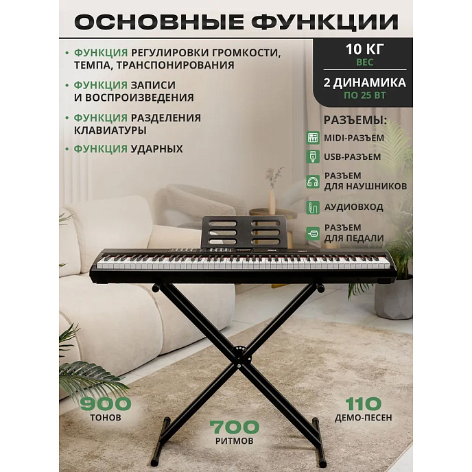 Синтезатор ON Music Expert Black - рис.2