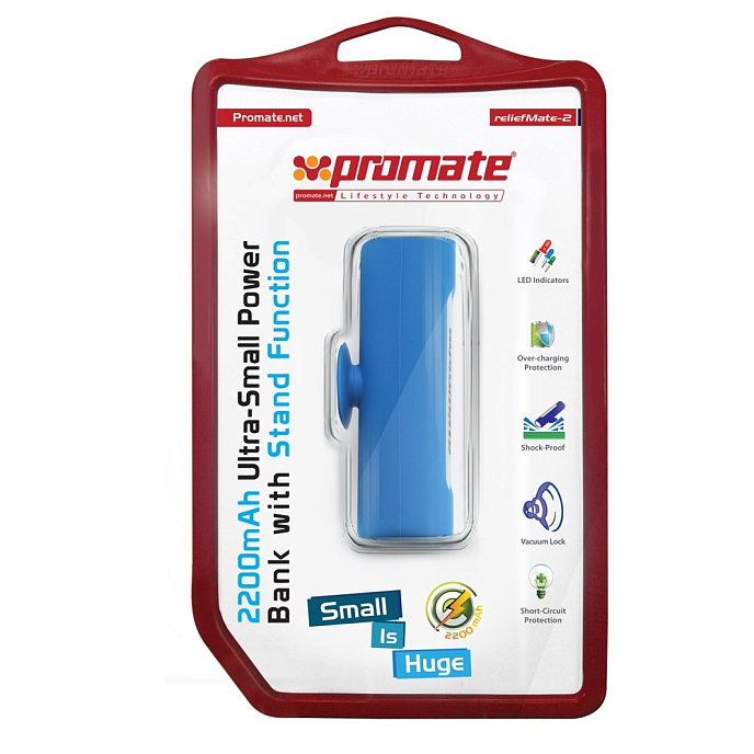 Внешний аккумулятор Promate reliefMate-2 Blue - рис.2