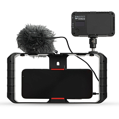 Микрофон-накамерный Synco Vlogger Kit 1 набор для влогеров, микрофон, кабель для телефона/камеры, ветрозащита, шокмаунт (SN 186655)_Уценка